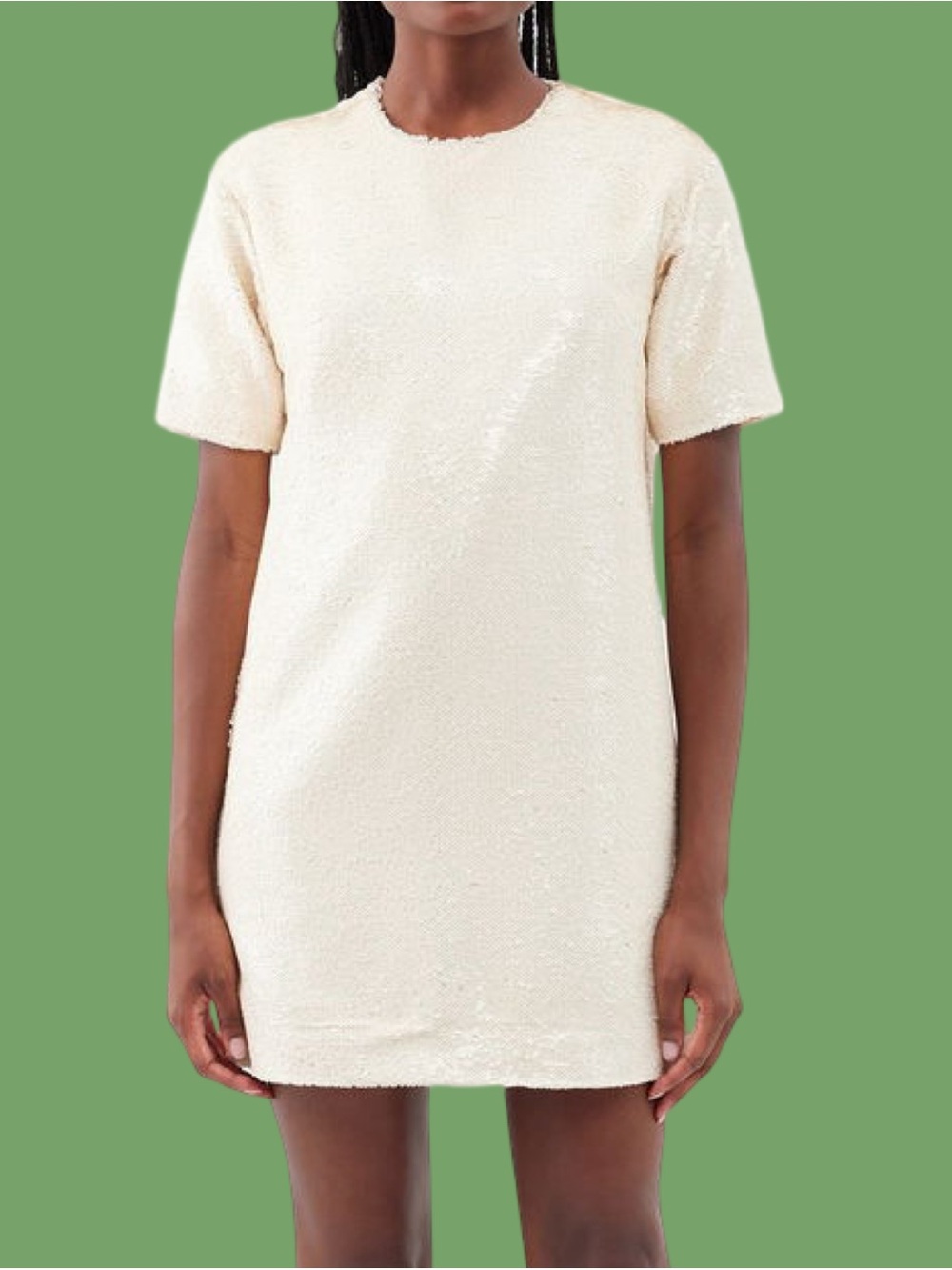 Riley Sequins Tee Mini Dress